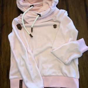 Naketano pink hoodie fleece